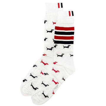 THOM BROWNE Hektor Mid-Cap Socken Weiß (MAS200B Y3012 100) 132955614