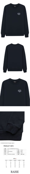 APC Logo-Stickerei Sweatshirt Schwarz COEZD F27700 LZZ 53590817 [P]