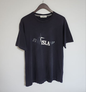 STONE ISLAND L Navy Logo Herren T-Shirt 68152NS92 132965536