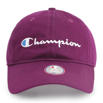 Champion Classic Brushed Cotton Twill Logo Baseball Cap Venezia Purple H0672-T1F 118695262 [P]