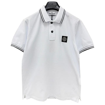 STONE ISLAND キッズコンパスロゴピケポロ半袖Tシャツ 10 12 (K1S162200001 S0018 V1001) 132992957