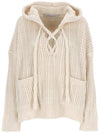 GOLDEN GOOSE Damen Papyrus Farb Baumwolle Hoodie 133012717 [P]