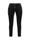 Dsquared2 Distressed Black Denim Jennifer Jeans 133018267 [P]