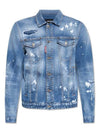 Dsquared2 Jean Paint Denim Jacket 133018991 [P]
