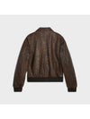 CELINE Aviator Blouson Jacke aus geprägtem Lammleder 133022661 [P]