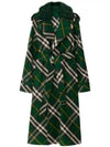 BURBERRY Langcheckered Trenchcoat Gabardine 8082165 133024351 [P]