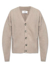 AMI Wool Cashmere Cardigan 133032705 [P]