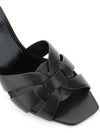 SAINT LAURENT Tribute Heel Mule 650986 DWE00 1000 133032969 [P]