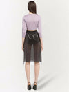 Prada Cropped Lurex Cardigan 133039328 [P]
