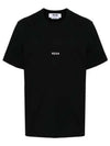 MSGM Mikro gebrushter Logo-Print T-Shirt 133040006 [P]