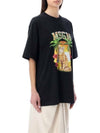 MSGM College Cat Short Sleeve T-Shirt 133040051 [P]