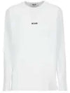 MSGM Langarm-T-Shirt mit Mikro-Logo-Print 133040054 [P]