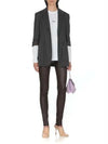 MSGM Langarm-T-Shirt mit Mikro-Logo-Print 133040054 [P]