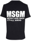 MSGM Logo T-Shirt mit Kurzarm 3441MDM104 237002 99 133040062 [P]
