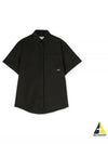 MSGM Technisches Gabardine Baumwollhemd 133040160 [P]