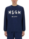 MSGM Brushed Logo Sweatshirt 133040215 [P]