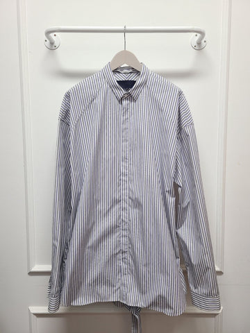 Juun.j Blue Stripe Strap Overshirt 133042750