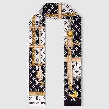 LOUIS VUITTON Monogram Confidential Bandana M78656 / Scarf 133042830 [P]