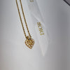 DIOR ロゴハートフックストーンネックレス(最上級ネックレス) 503-75 133042905 [P]
