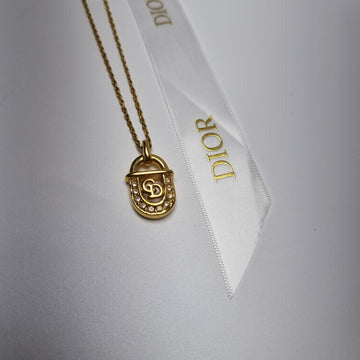 Dior CD Logo Padlock Necklace 503-79 133043613