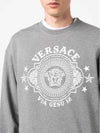 Versace Medusa Badge Sweatshirt Badge Print 133044335 [P]