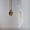 Dior CD Logo Half Heartstone Necklace (Premium Necklace) 503-82 133044718 [P]