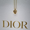 Dior CD Logo Half Heartstone Necklace (Premium Necklace) 503-82 133044718 [P]