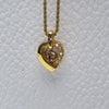 Dior CD Logo Half Heartstone Necklace (Premium Necklace) 503-82 133044718 [P]