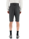 THOM BROWNE Super 120s Twill Wollrückenträger Shorts MTC002A 00626 025 133044818 [P]