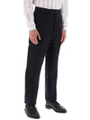 THOM BROWNE 4本ストライププレーンウィービングウールスラックス 133044866 [P]