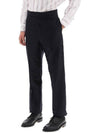 THOM BROWNE 4本ストライププレーンウィービングウールスラックス 133044866 [P]
