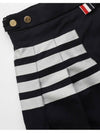 THOM BROWNE RWB Tab-Drop-Back Plain Weaving Wool Plissee Rock 133045411 [P]