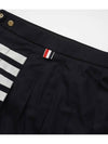 THOM BROWNE RWB Tab-Drop-Back Plain Weaving Wool Plissee Rock 133045411 [P]