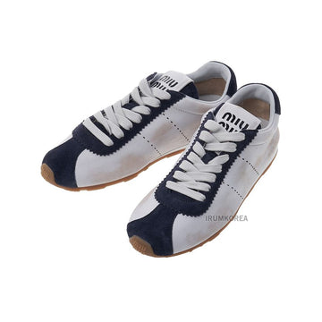 MIU MIU 5E114E 3LP9 F0UB0 SS25 レディース ロートップ スニーカー 133045713