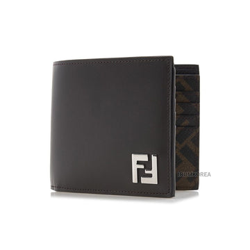 Fendi 7M0356 AFF2 F1Q1C SS25 Men's FF Logo Bi-Fold Wallet 133045852