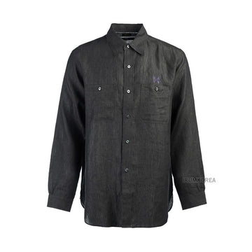NEEDLES CHARCOAL SS25 Herren Chambray Arbeitshemd 133045871
