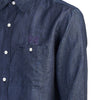 NEEDLES Herren Chambray Arbeitshemd, Blau 133045875 [P]