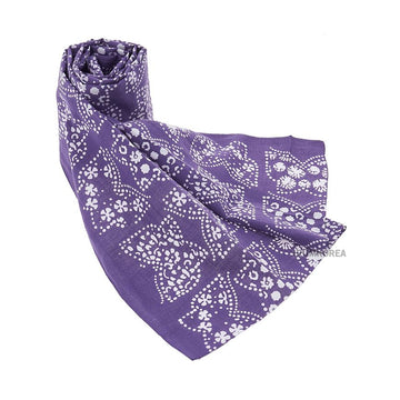 NEEDLES QV045A PURPLE SS25 パターンバンダナスカーフ 133045939