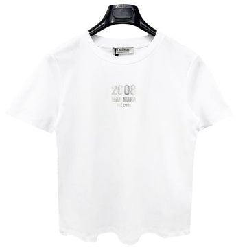 MAXMARA QUIETO クイエト ロゴ プリント Tシャツ S 25SS 2519971011600 001 133047462