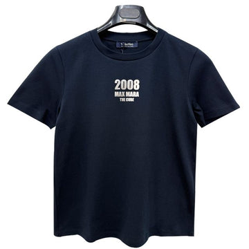 MAXMARA QUIETO T-Shirt mit Logo-Print in Ultramarine (2519971011600 004) 133047468