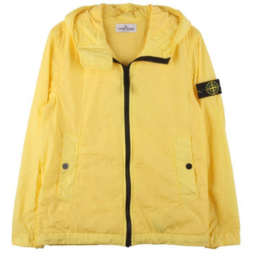 Stone Island Kids Wappen Hooded Jacket Yellow 761640233 V0030 32566116