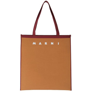 MARNI Druck Zwei-Ton Tragetasche P4602 ZO196 44452779