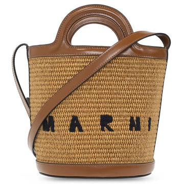 MARNI Raffia Leder Tote Bag P3860 00M50 44452649