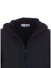 STONE ISLAND ソフトシェルライトブルゾンEDyeテクノロジーリサイクルポリエステル 133074764 [P]