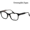 ZEGNA Brillenfassung EZ5253 001 Luxus Hornrahmen Rechteckig Schwarz Daily Unisex 133084998 [P]