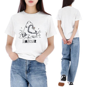 MONCLER モンクレール シャークプリント Tシャツ 8C00032 89AFV 034-AK 133095351