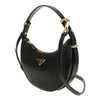 Prada Arche Leather Shoulder Bag stamp: 1BC194 ASK F0002 V OOO 78988992 [P]