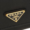 Prada Saffiano Triangle Flap Long Wallet stamp: 1MH132 QHH F0002 43320524 [P]