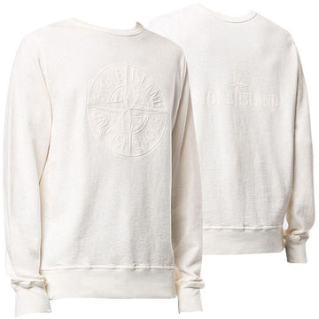 STONE ISLAND ロゴリバーシブルスウェットシャツ 152929045