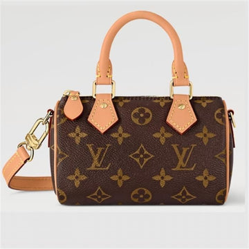 LOUIS VUITTON Nano Speedy M81085 / Damen Tote- und Schultertasche 133101059 [P]